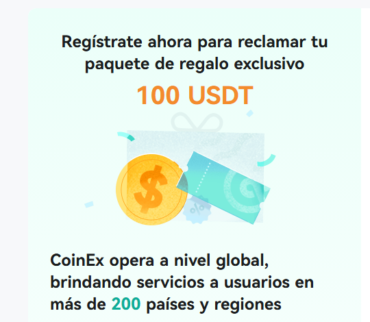 CoinEx ofrece un generoso Bono de Bienvenida de $100 USDT