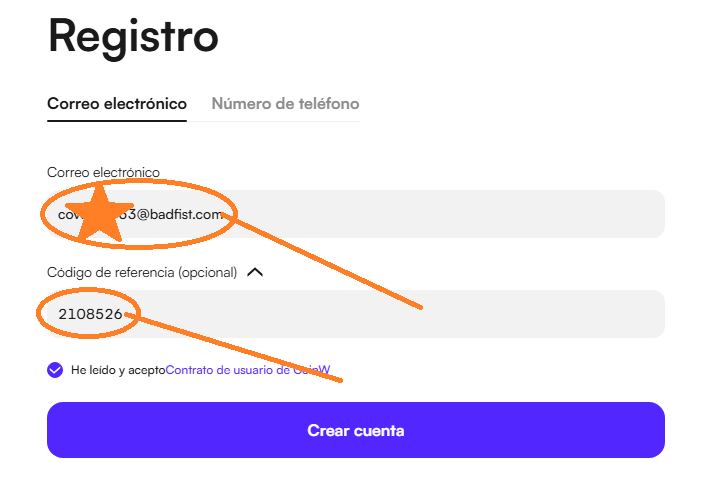 Código de Referido de CoinW Exchange